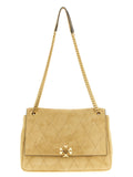 Tory Burch Beige Calfskin Shoulder Bag