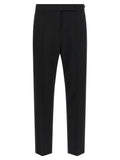 Brunello Cucinelli Black Virgin Wool Dress Pants