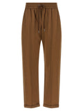Brunello Cucinelli Brown Cotton Joggers (Workout Pants)