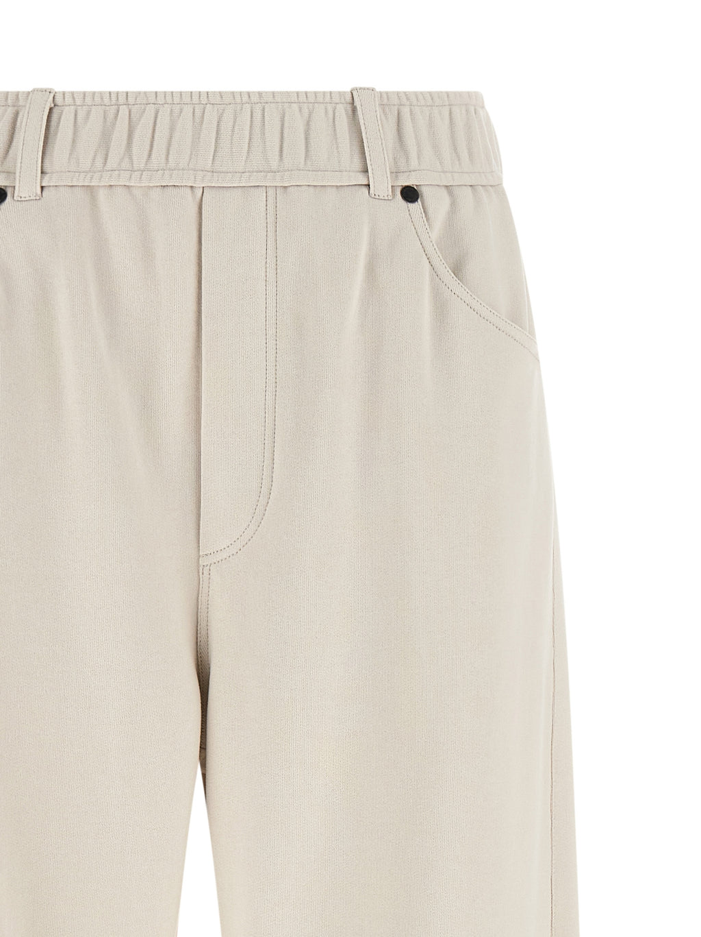 Brunello Cucinelli Beige Cotton Athletic Pants