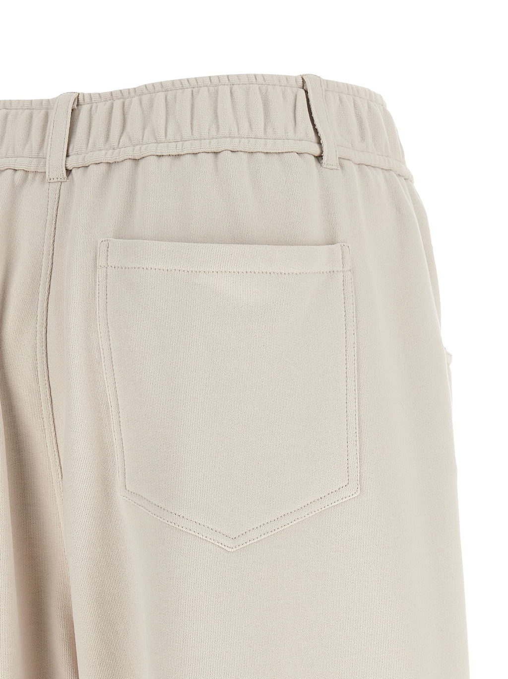 Brunello Cucinelli Beige Cotton Athletic Pants
