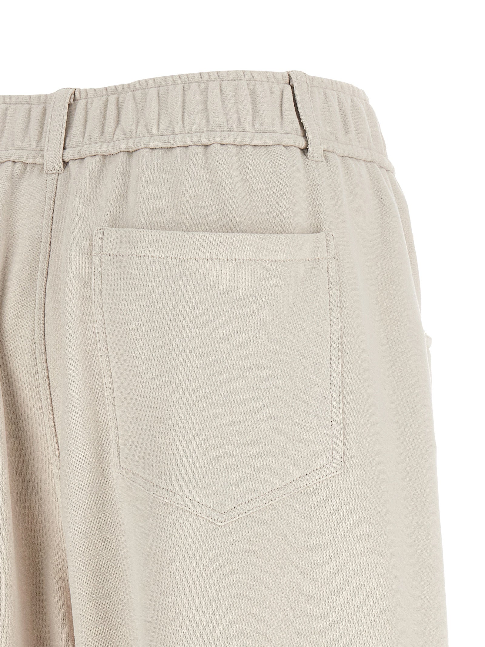 Brunello Cucinelli Beige Cotton Athletic Pants