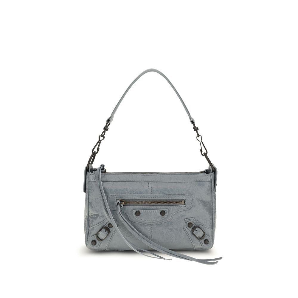 Balenciaga Gray Lamb Ovis Aries Shoulder Bag