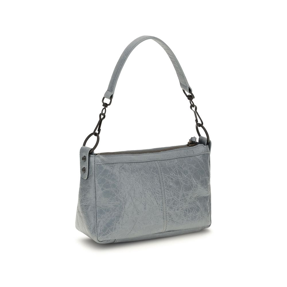 Balenciaga Gray Lamb Ovis Aries Shoulder Bag