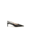 Tom Ford Black Calf Leather Bos Taurus Mid Heel Pumps