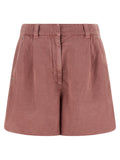 Brunello Cucinelli Multicolor Cotton Bermuda Shorts