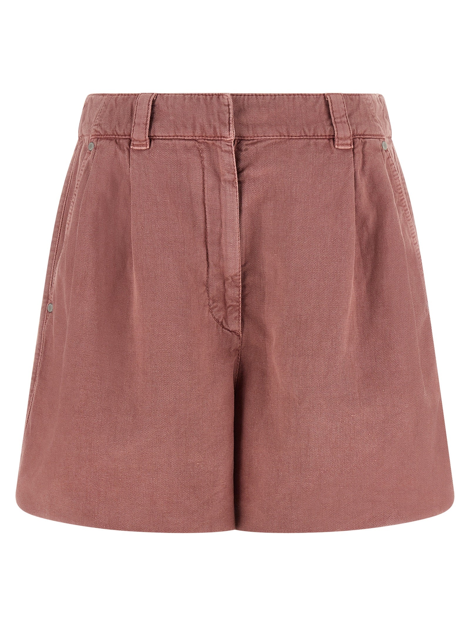 Brunello Cucinelli Multicolor Cotton Bermuda Shorts