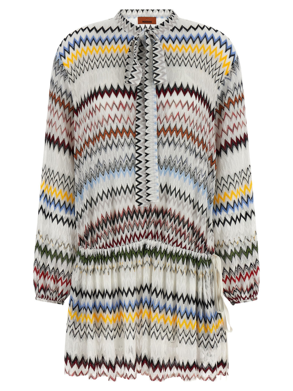 Missoni White Viscose Short Dress