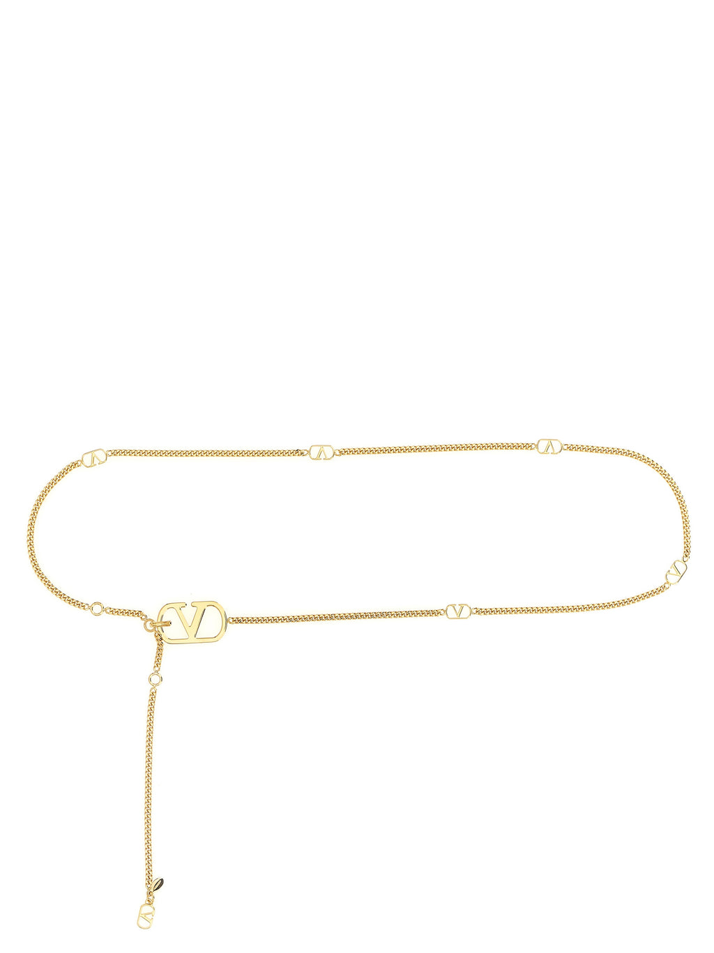 Valentino Garavani Gold Brass Regular Belt