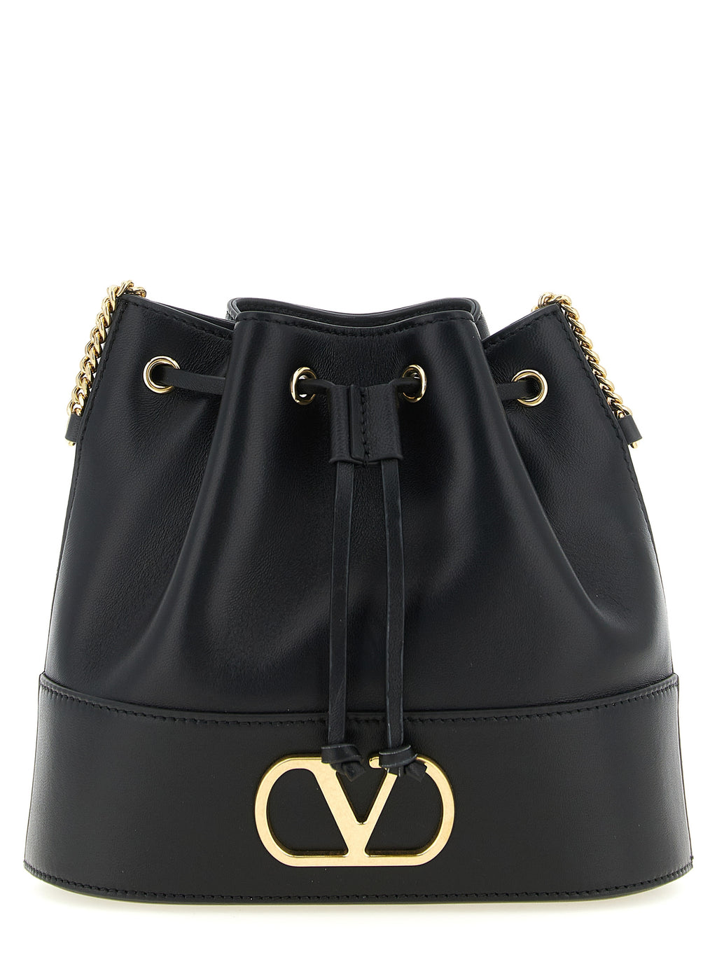 Valentino Garavani Black Lamb Leather Crossbody Bag