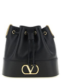 Valentino Garavani Black Lamb Leather Crossbody Bag