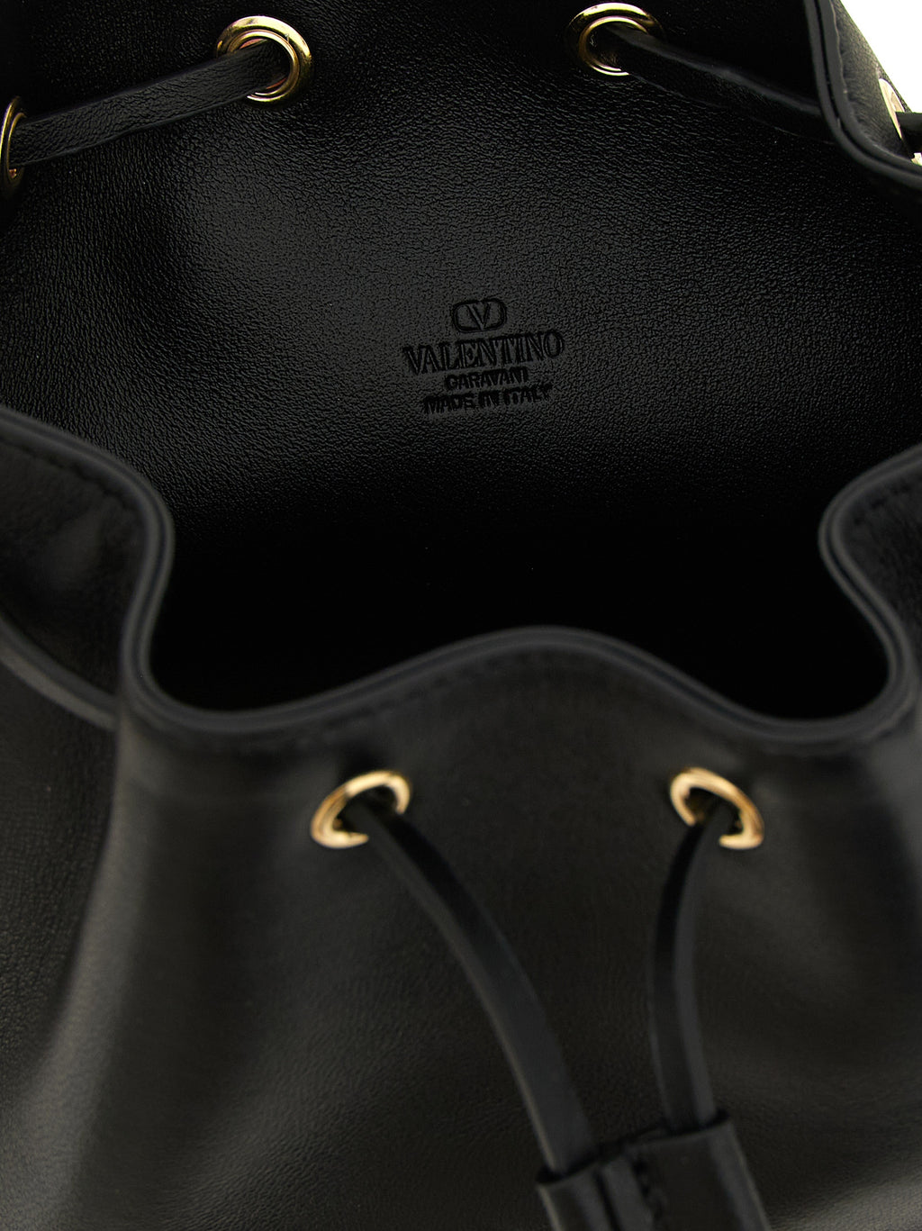 Valentino Garavani Black Lamb Leather Crossbody Bag