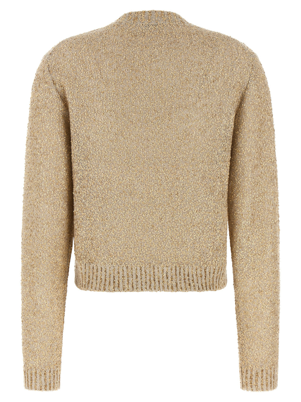 Brunello Cucinelli Gold Linen Cardigan