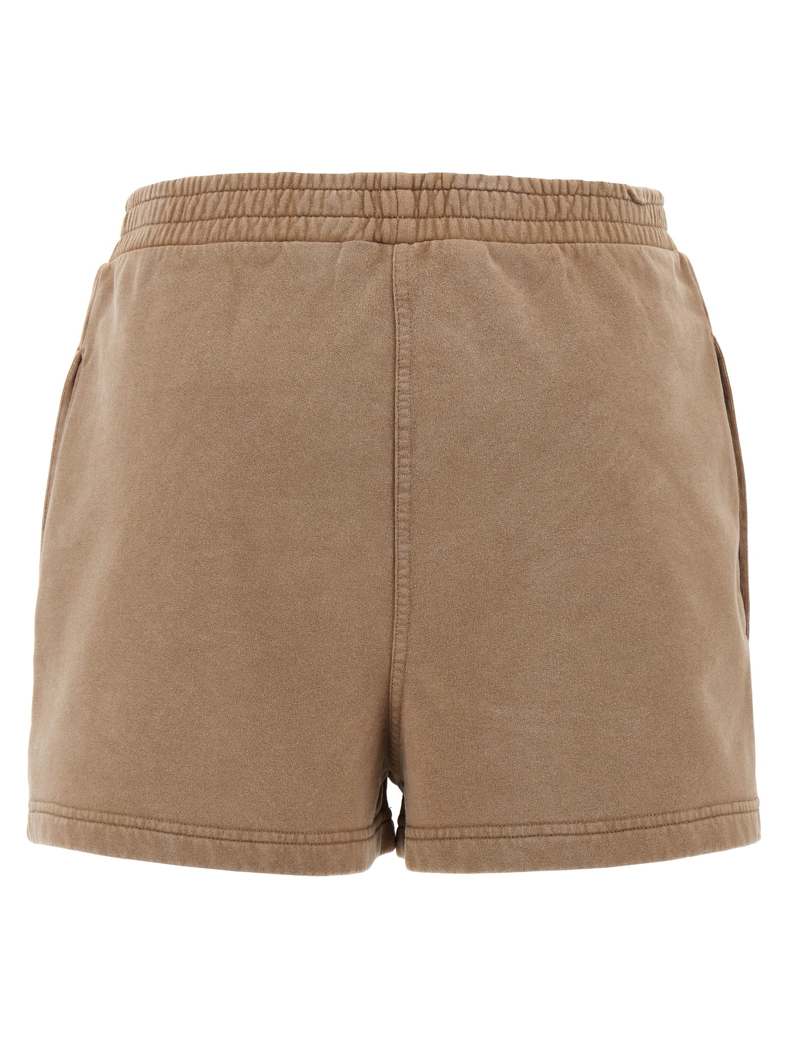 Fendi Brown Cotton Bermuda Shorts