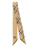 Burberry Beige Satin Foulard