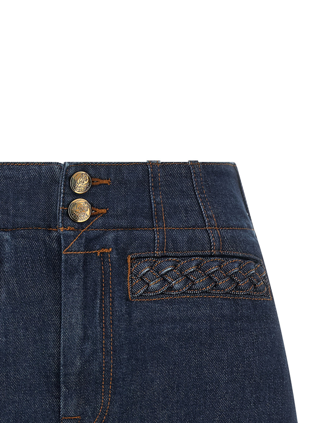 Zimmermann Blue Cotton Bermuda Shorts