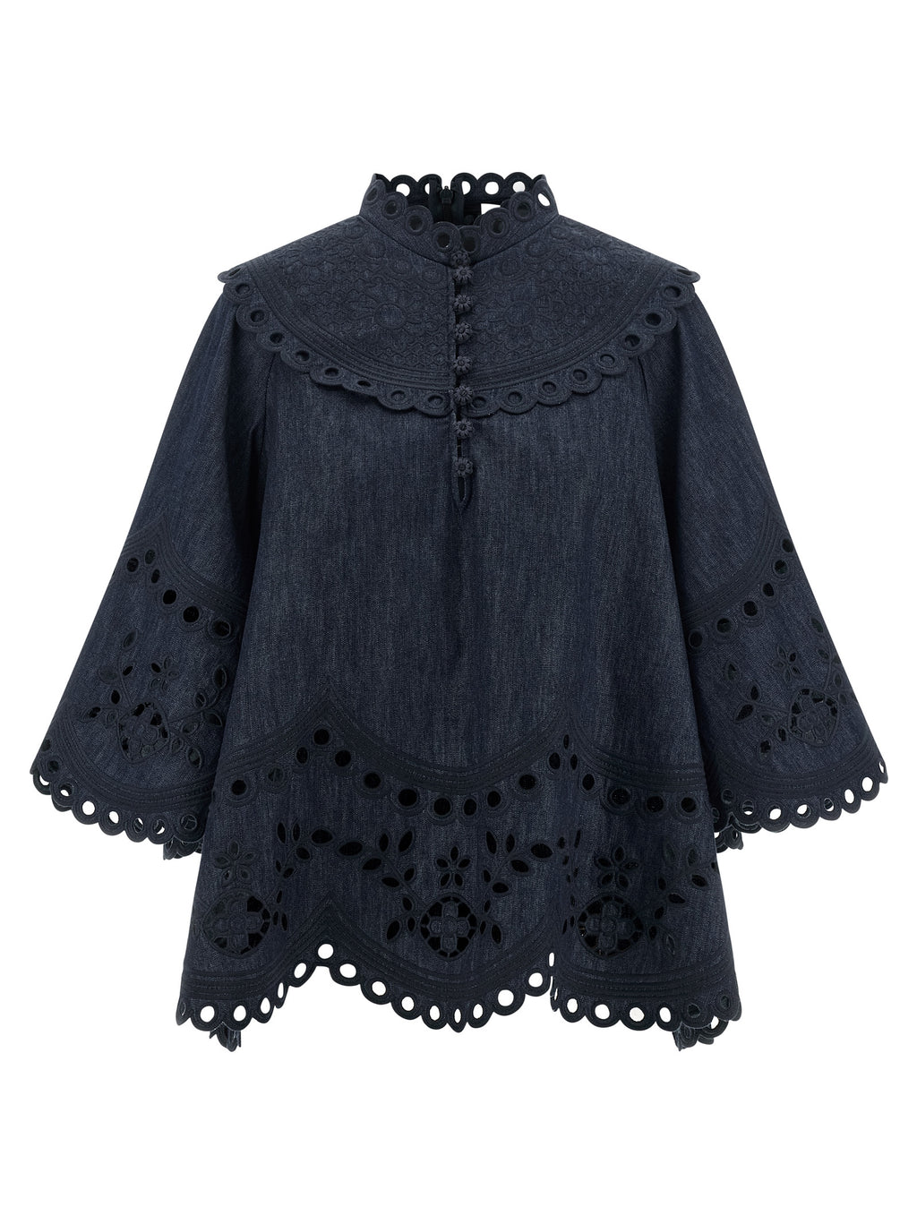 Zimmermann Blue Cotton Blouse