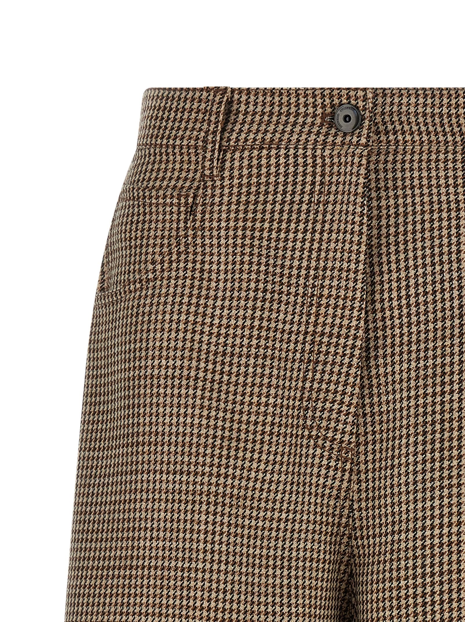 Brunello Cucinelli Brown Virgin Wool Bermuda Shorts