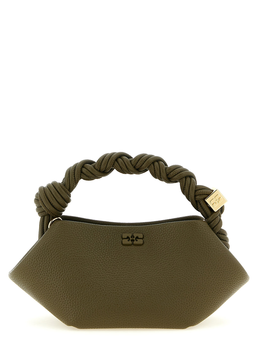 Ganni Bicolor Polyester Handbag