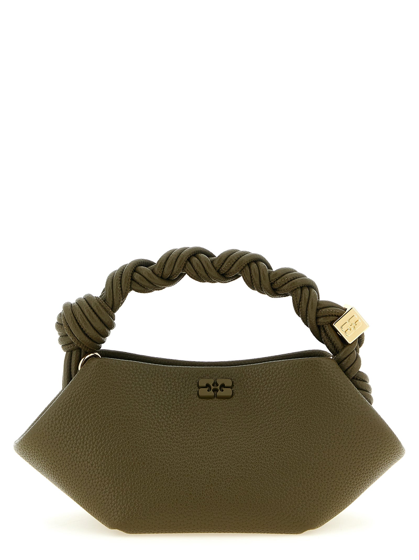 Ganni Bicolor Polyester Handbag