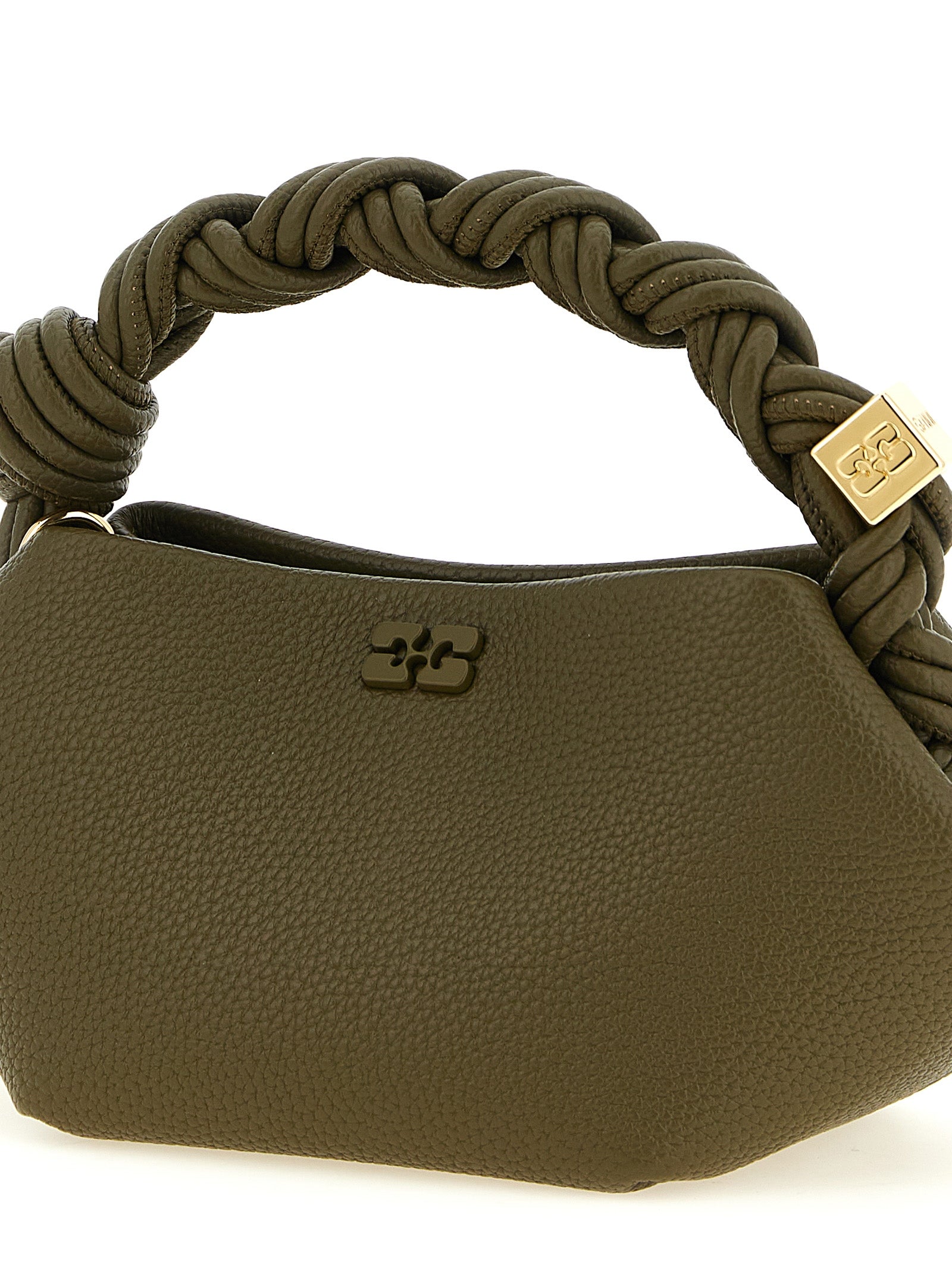 Ganni Bicolor Polyester Handbag