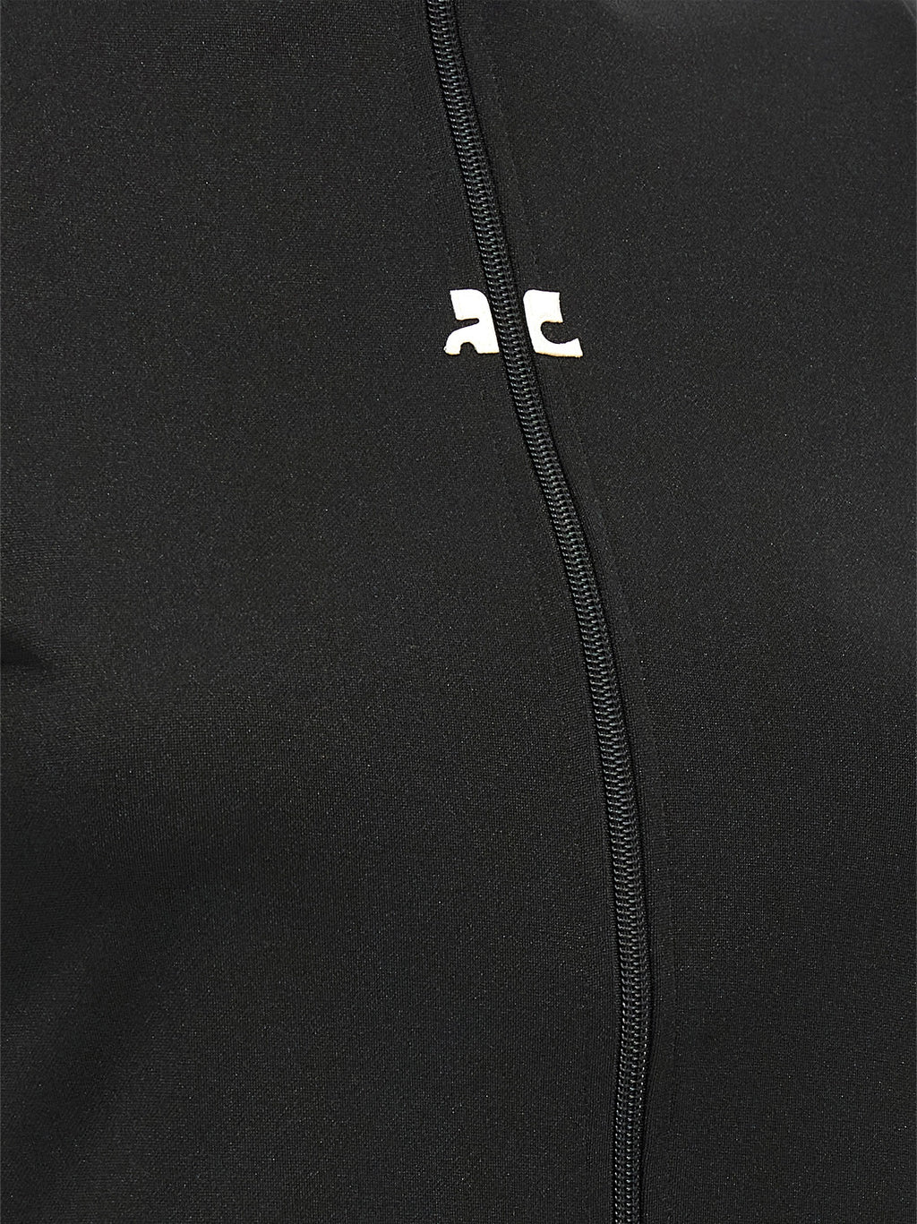 Courrèges Black Polyester Top