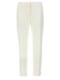 Alexander McQueen White Viscose Casual Pants