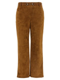 Gucci Brown Calfskin Pants