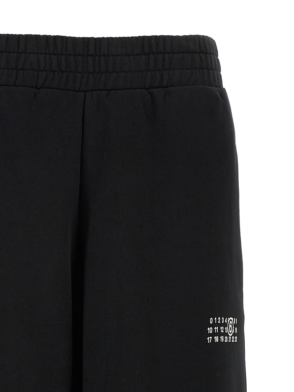 MM6 Maison Margiela Black Cotton Joggers (Workout Pants)