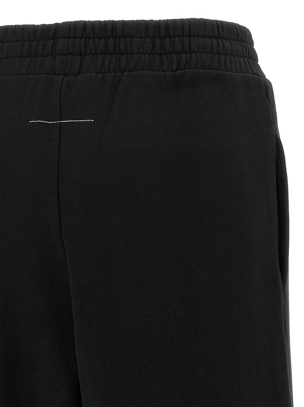 MM6 Maison Margiela Black Cotton Joggers (Workout Pants)