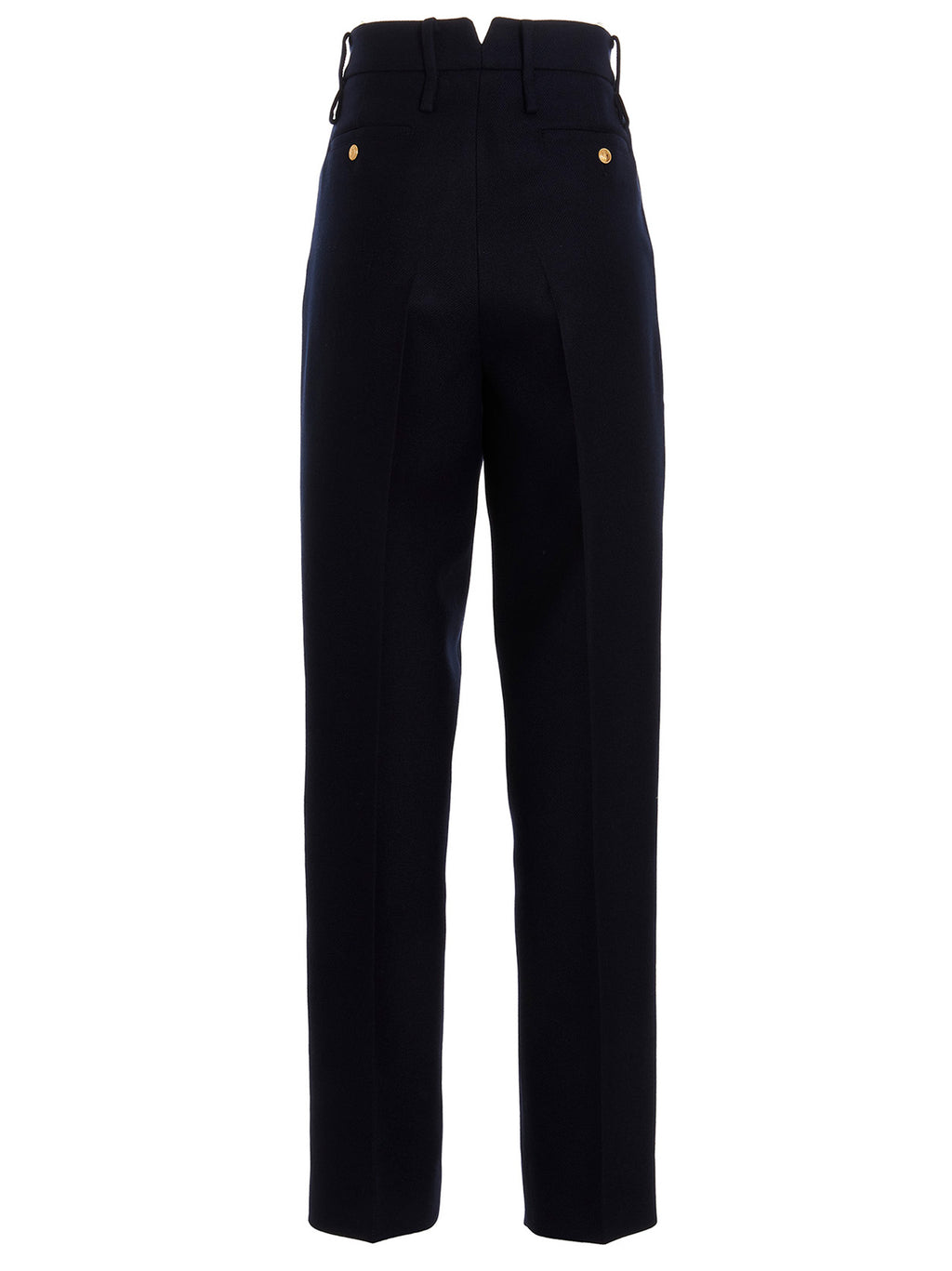 Gucci Blue Cashmere Casual Pants