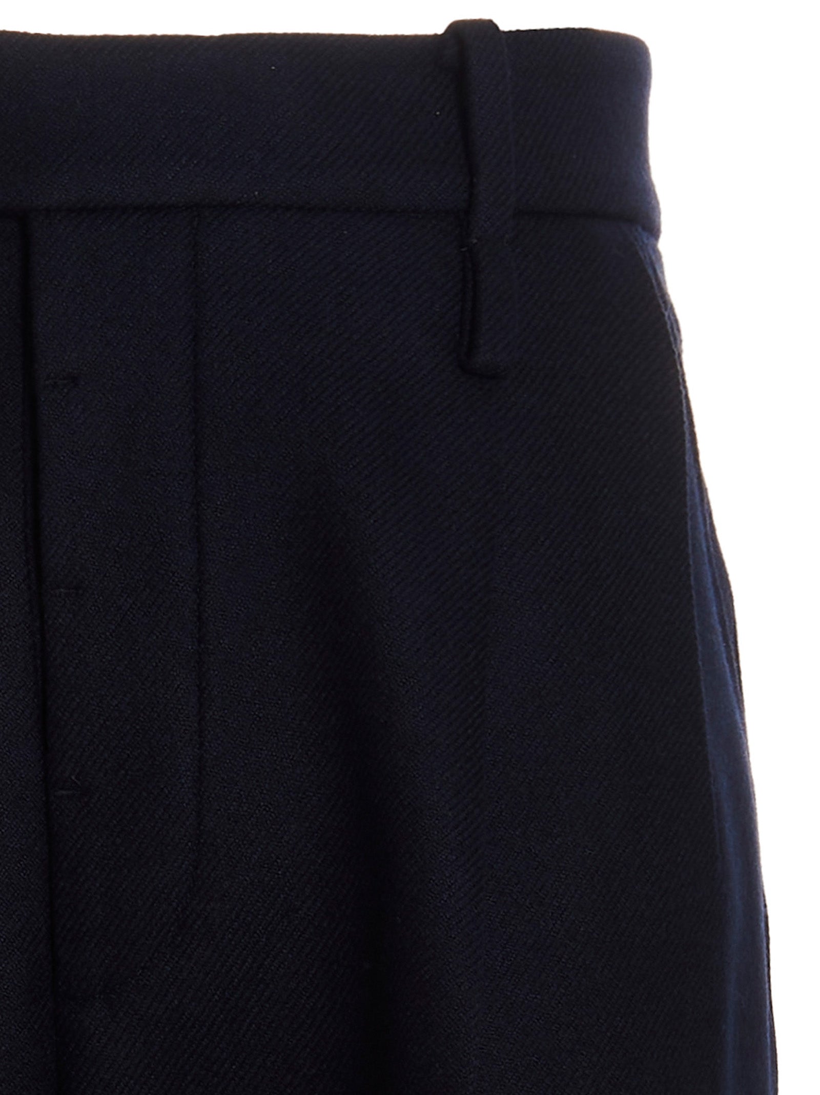 Gucci Blue Cashmere Casual Pants