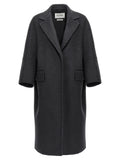 Max Mara Gray Virgin Wool Coat