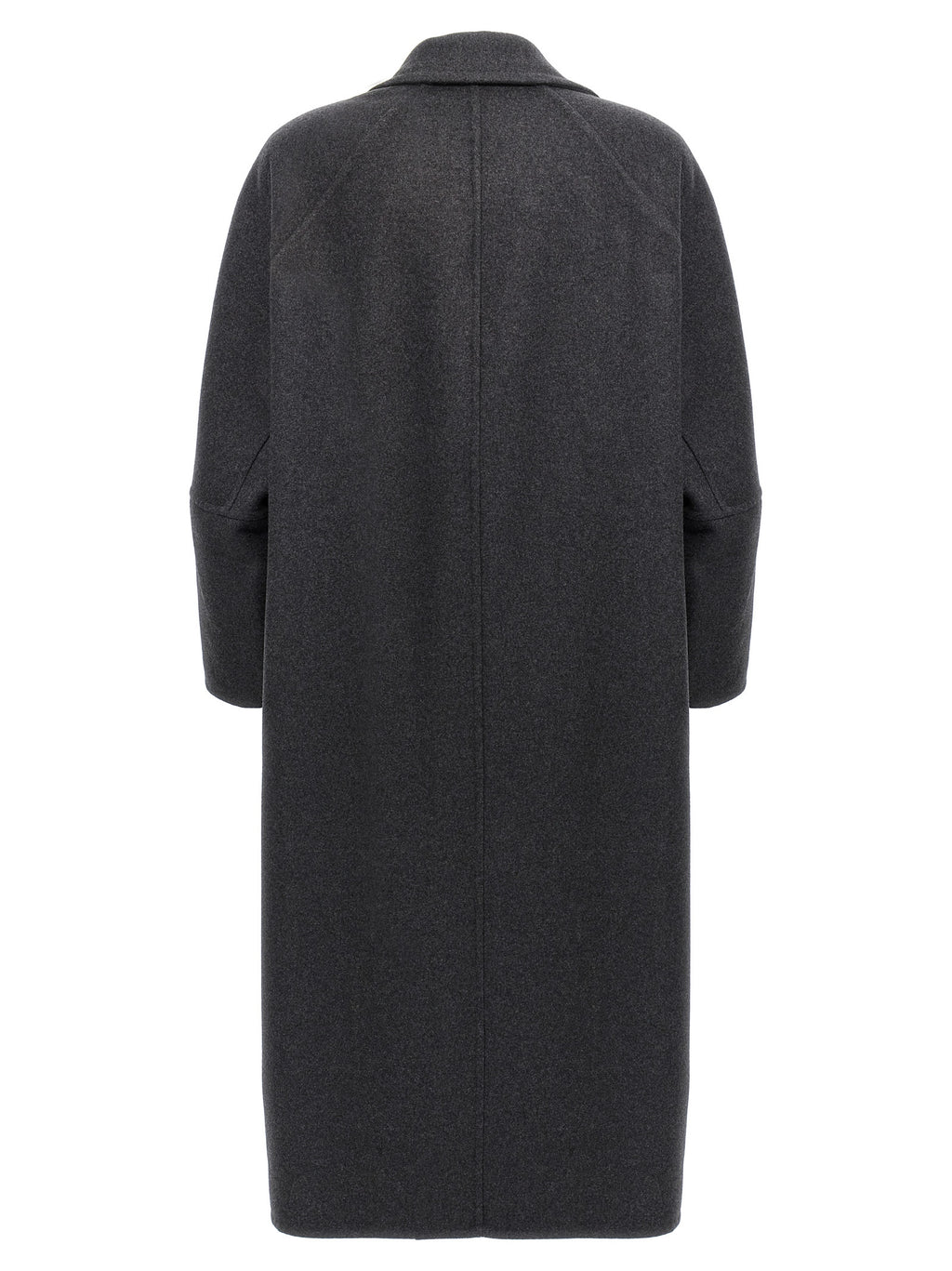Max Mara Gray Virgin Wool Coat