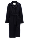 Max Mara Blue Wool Coat