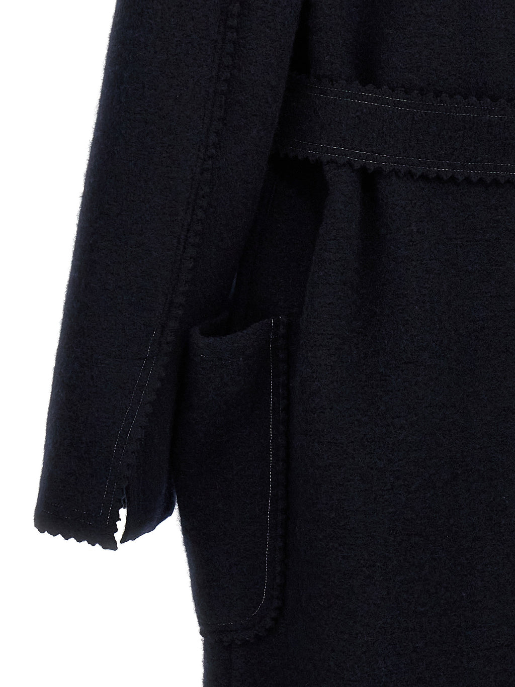 Max Mara Blue Wool Coat