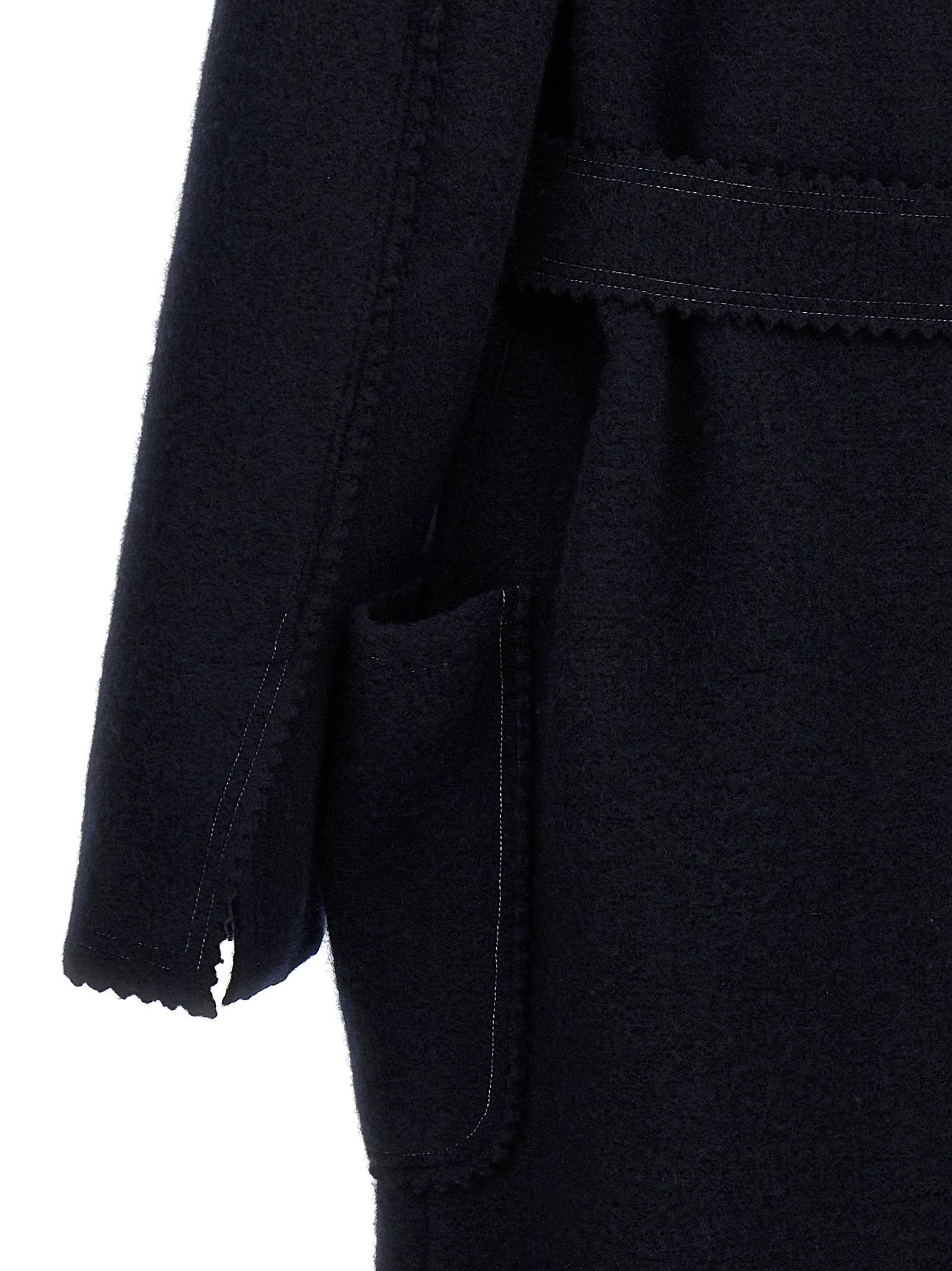 Max Mara Blue Wool Coat