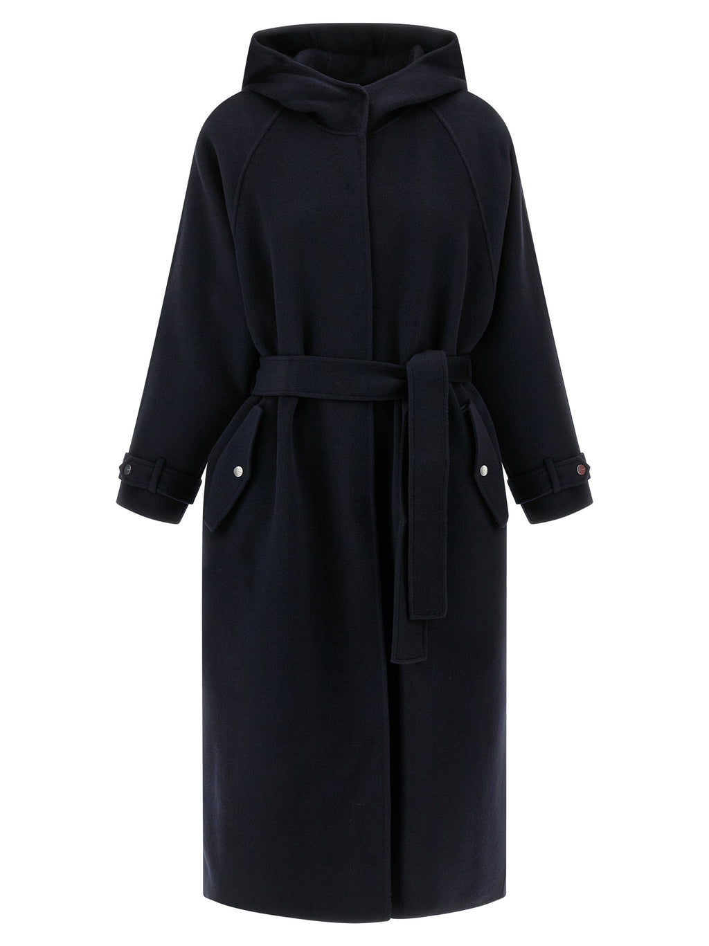 PINKO Blue Polyamide Coat