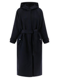 PINKO Blue Polyamide Coat