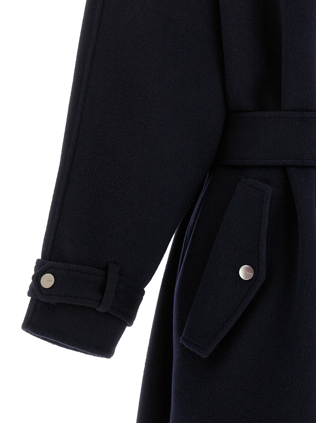 PINKO Blue Polyamide Coat