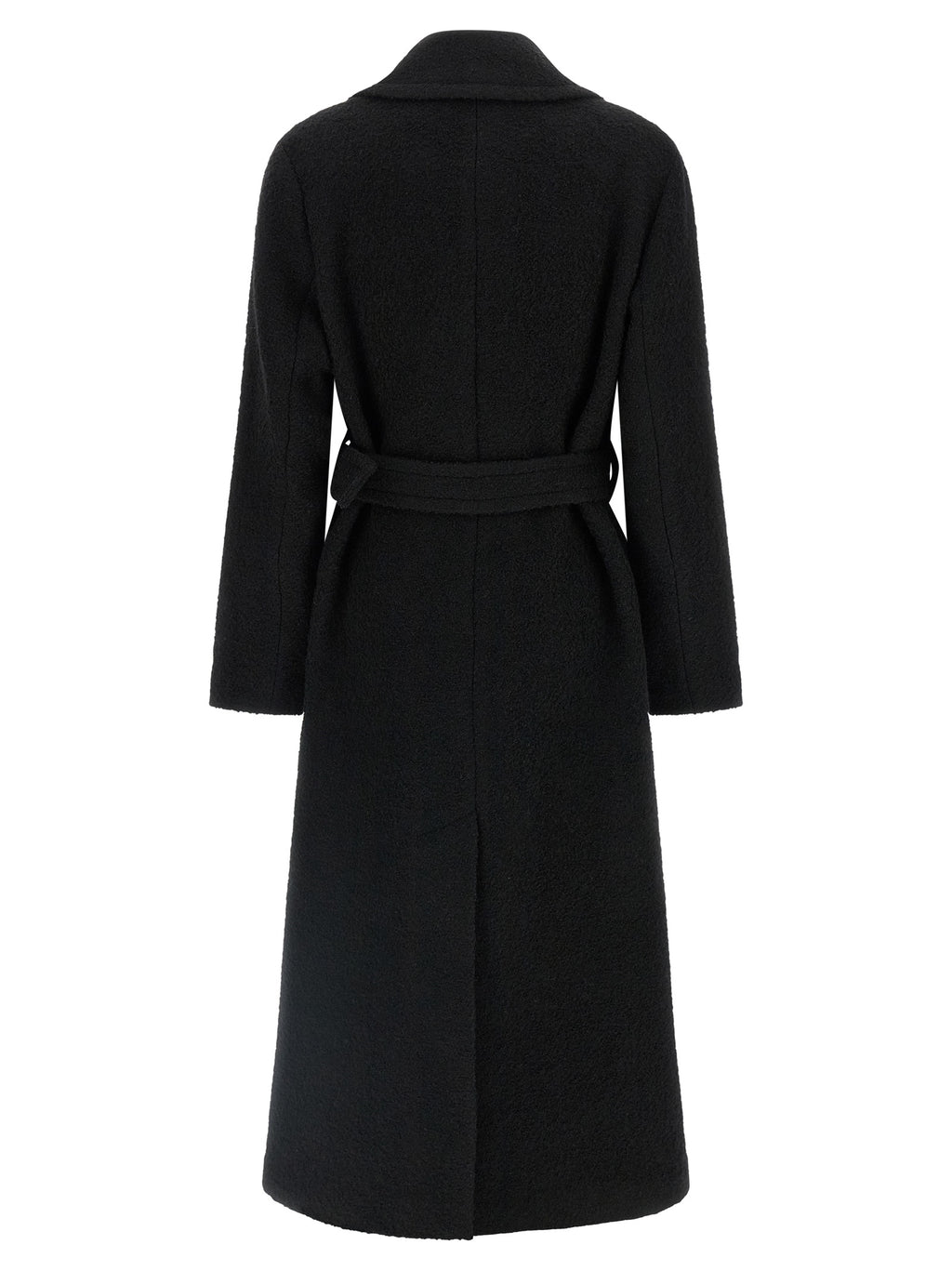 PINKO Black Polyester Coat