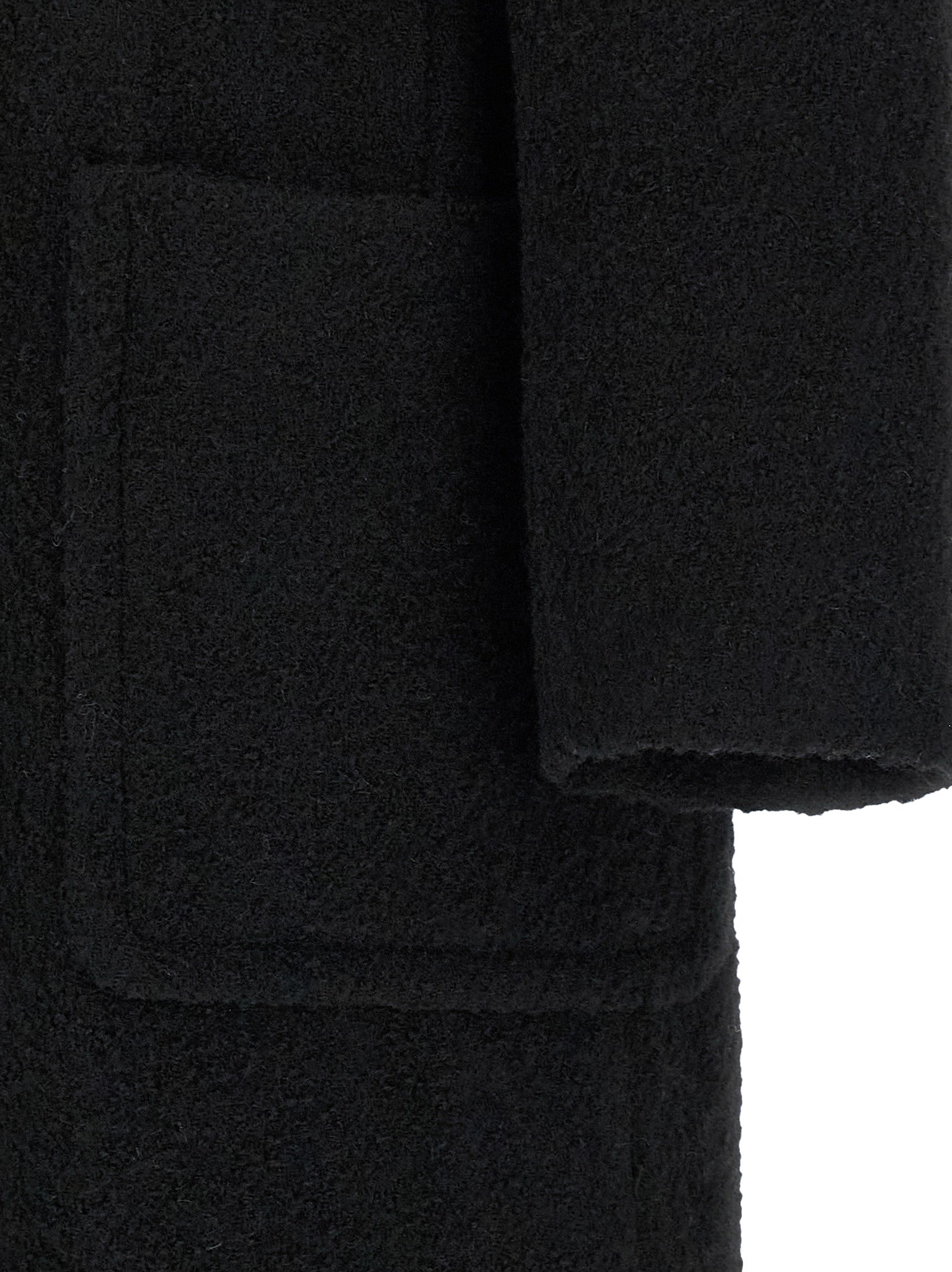 PINKO Black Polyester Coat