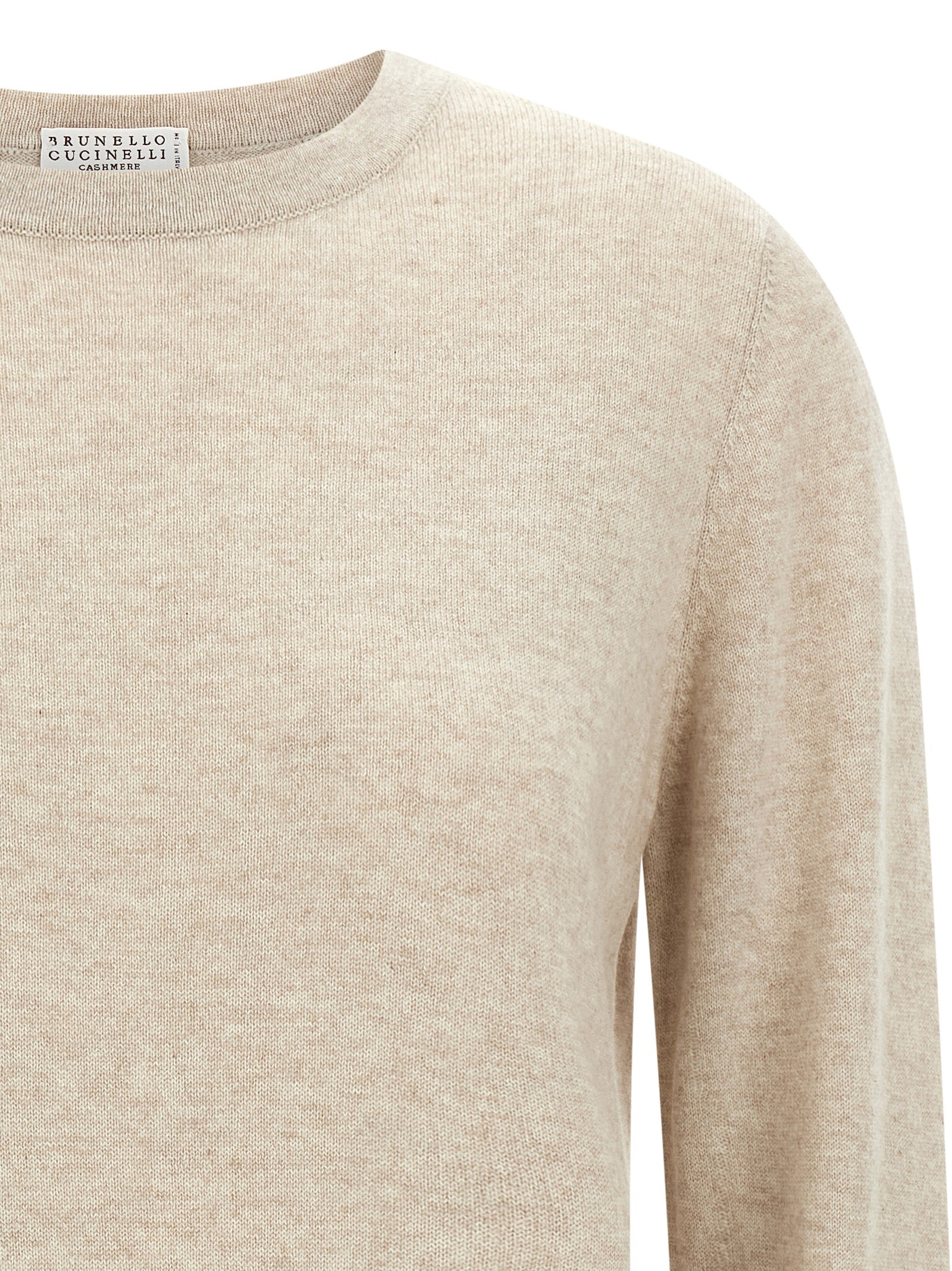 Brunello Cucinelli Beige Cashmere Cardigan