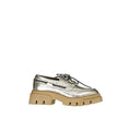 Brunello Cucinelli Gold Leather Platform Loafers
