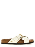 Valentino Garavani White Calfskin Slides
