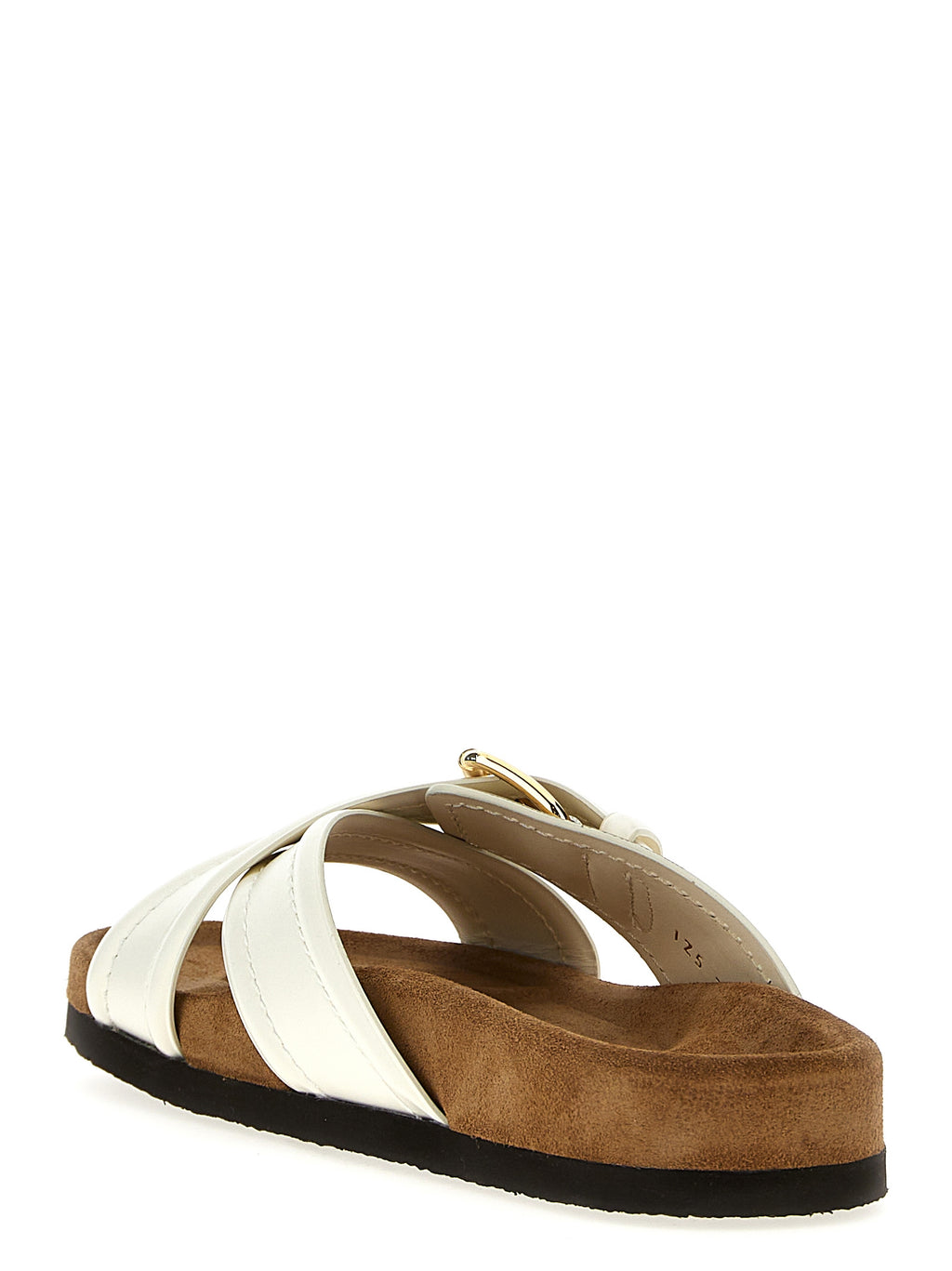 Valentino Garavani White Calfskin Slides