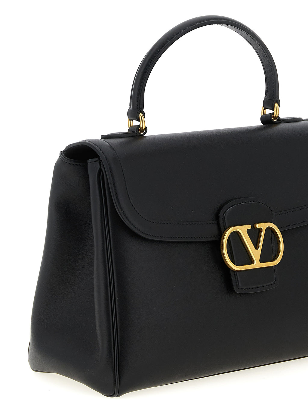 Valentino Garavani Black Calfskin Handbag