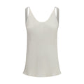 Brunello Cucinelli Beige Silk Blouse