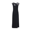 Ferragamo Black Silk Cocktail Dress