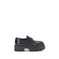Prada Triangle Logo Slip-On Loafers